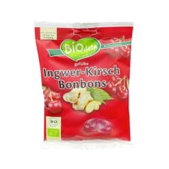 Bodeta BIODETA gefüllte Bio Bonbons 75g Ingwer-Kirsch