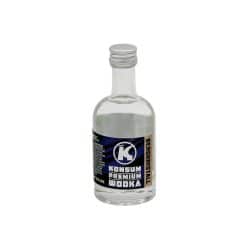 Konsum Premium Wodka Miniatur, 5cl, Flasche